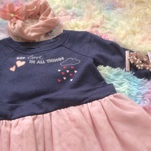Short sleeve toddler dress 3T